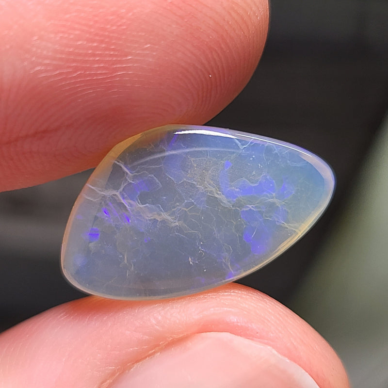 Purple Crystal Opal,   3.71ct from Lighting Ridge, AUS