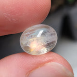 Golden Rainbow Moonstone Cabochon, 5.82ct from Tanzania