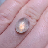 Golden Rainbow Moonstone Cabochon, 5.82ct from Tanzania