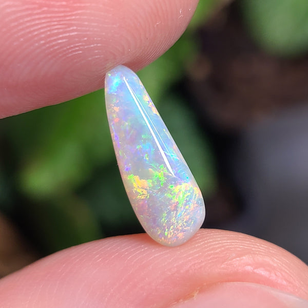 Colorful Dark Opal Freeform Drop,  1.06ct from Australia