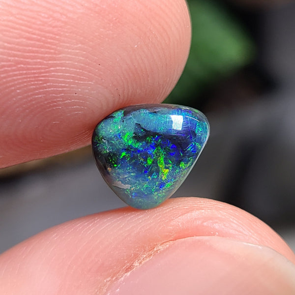 Green and Blue Mixed Body Opal, 1.51ct from Lighting Ridge, Australia