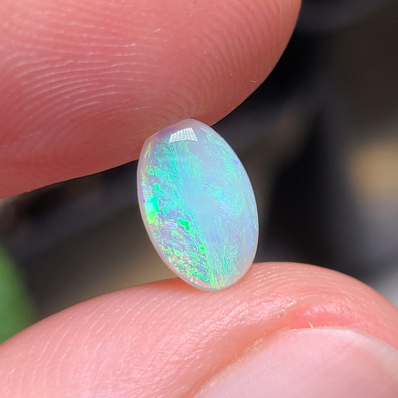 Green Crystal Opal, 0.72ct from Lighting Ridge, Australia