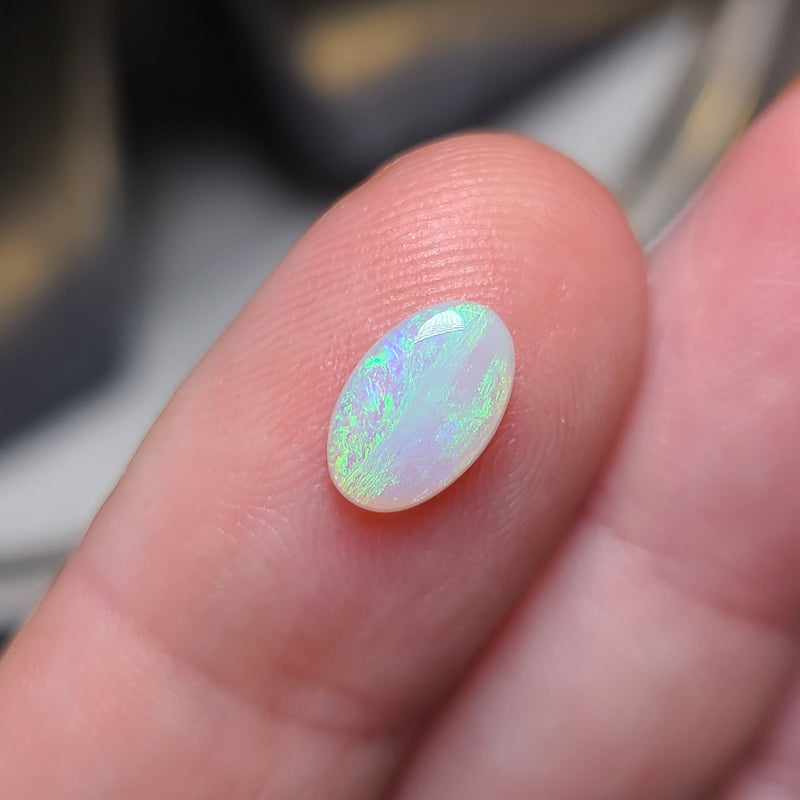 Green Crystal Opal, 0.72ct from Lighting Ridge, Australia