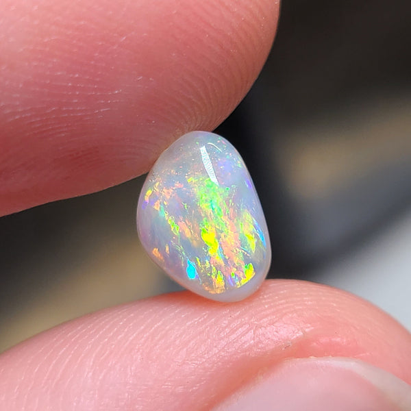 Colorful Dark Opal Freeform,  1.20ct from Lighting Ridge, Australia