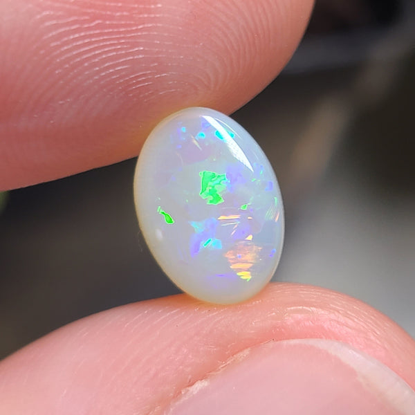 Colorful Light Opal,  1.45ct from Lightning Ridge, Australia