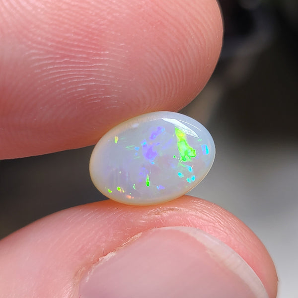 Colorful Light Opal,  1.45ct from Lightning Ridge, Australia