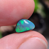 Green Golden Black Opal, 0.91ct from Lighting Ridge, Australia