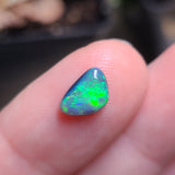 Green Golden Black Opal, 0.91ct from Lighting Ridge, Australia