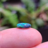 Green Golden Black Opal, 0.91ct from Lighting Ridge, Australia