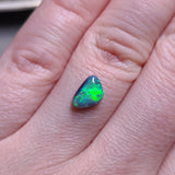 Green Golden Black Opal, 0.91ct from Lighting Ridge, Australia