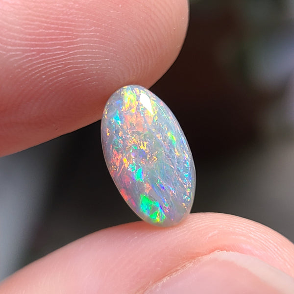 Colorful Dark Opal,  1.75ct from Lighting Ridge, Australia