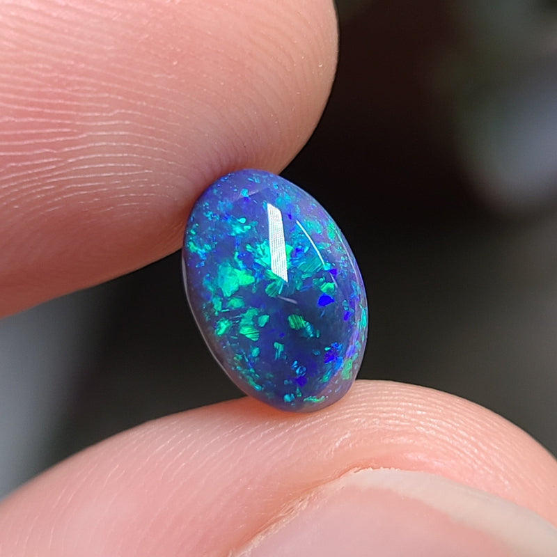 Green and Blue Mixed Body Opal, 1.84ct from Lighting Ridge, Australia