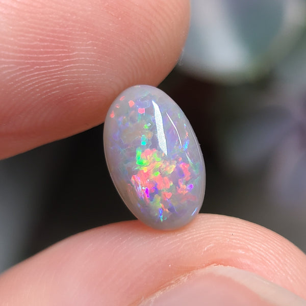 Colorful Dark Opal,  2.04ct from Lighting Ridge, Australia