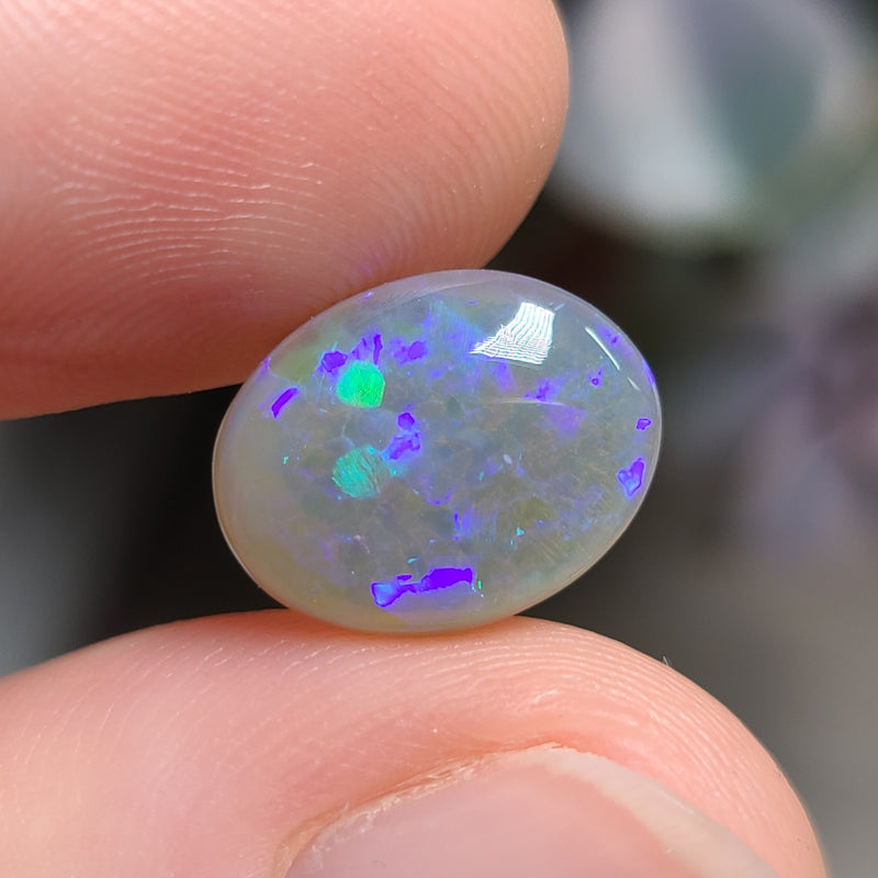 Purple Crystal Opal, 3.82ct from Lighting Ridge, Australia