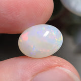 Colorful Light Opal with Bands, 4.39ct from Brazil