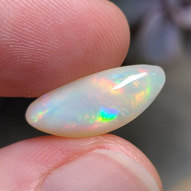 Colorful Light Opal Freeform, 4.42ct from Brazil