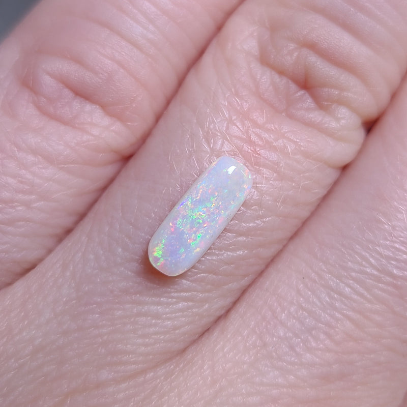 Colorful Light Opal,  0.99ct from Lighting Ridge, Australia