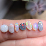 Jewelers Parcel of Small Australian Opals, 4.35tcw/7pcs