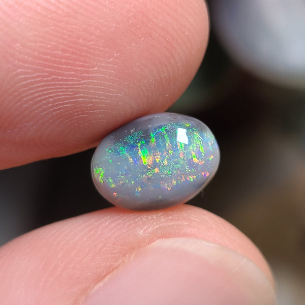 Colorful Picture Opal, 1.86ct from Lighting Ridge, Australia