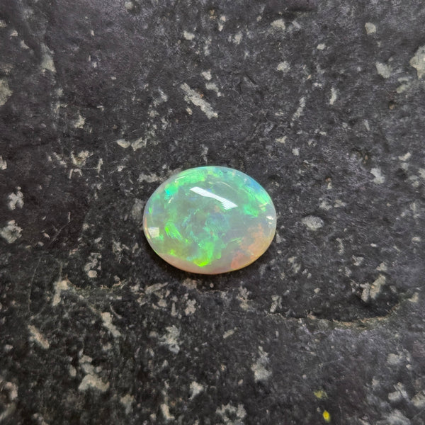Bright Green Crystal Opal, 0.98ct from Lighting Ridge, AUS