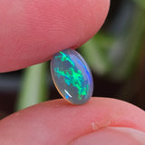 Green Black Crystal Opal, 1.12ct from Lighting Ridge, Australia