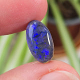 Purple Blue Crystal Opal, 5.21ct from Lighting Ridge, Australia