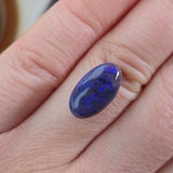 Purple Blue Crystal Opal, 5.21ct from Lighting Ridge, Australia