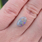Colorful Dark Opal,  2.04ct from Lighting Ridge, Australia