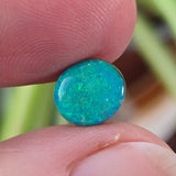 Bright Green Black Opal, 1.74ct from Lighting Ridge, Australia