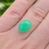 Chrysoprase Cabochon from Tanzania , 5.88ct