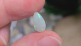 Pale Green Light Opal Drop, 1.36ct from Lightning Ridge, Australia