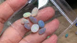 Colorful Preshaped Australian Opal Rubs, 9.65ct/8pcs