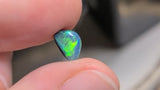 Green Golden Black Opal, 0.91ct from Lighting Ridge, Australia