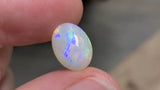 Colorful Light Opal with Bands, 4.39ct from Brazil