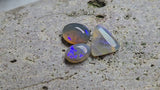 Jewelers Parcel of Purple Australian Opals, 8.03tcw/3pcs