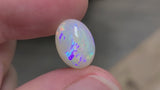 Colorful Light Opal with Bands, 4.39ct from Brazil