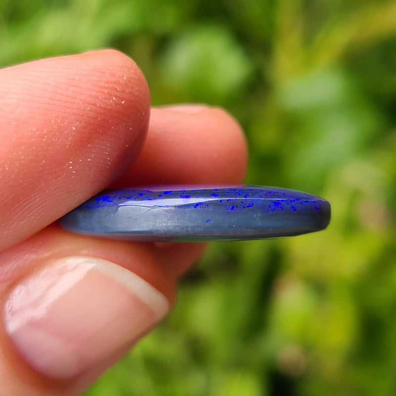 Huge blue black opal, 11.62ct