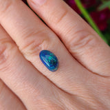 Green blue black opal, 2.17ct