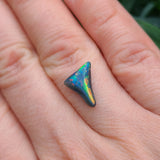 Colorful Black Opal Carving, 1.78ct from Lightning Ridge, AUS