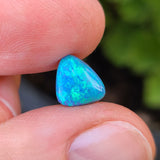 Bright Green Australian Black Opal, 1.50ct