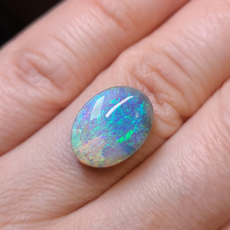Green Australian Crystal Opal, 5.46ct