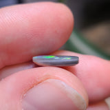 Green Gem Black Opal, 2.39ct from Lighting Ridge, AUS