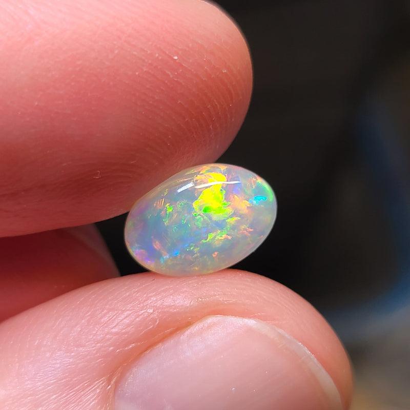 Colorful Brazilian Crystal Opal, 1.55.ct